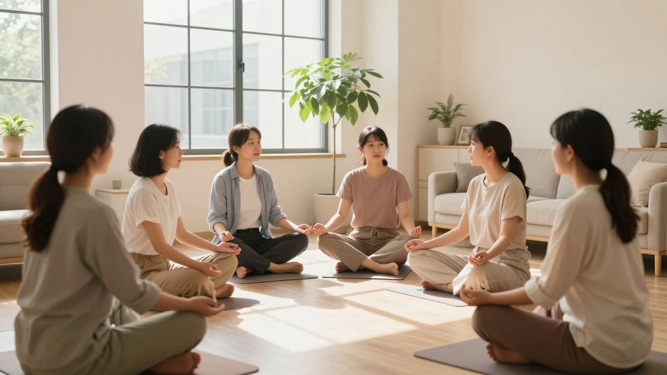 Expert women's health clinic interior with supportive atmosphere.